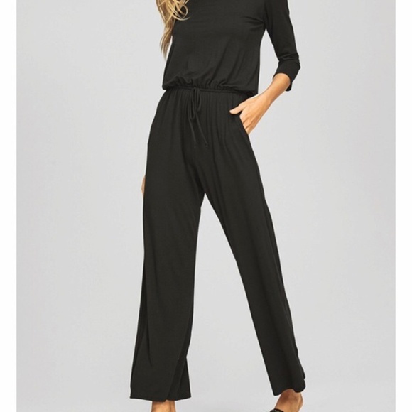 NWT ANNABELLE 3/4 Sleeve Keyhole Back Jumpsuit SZ XL - Picture 2 of 5